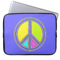 With Colours Filled PEACE Sign 1