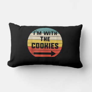 With Cookies Halloween Matching Couple Gift Lumbar Cushion