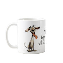 With custom text, 🐶crazy 🤪 whippet