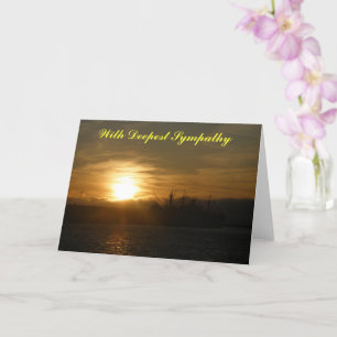 With Deepest Sympathy - Blank Inside Card