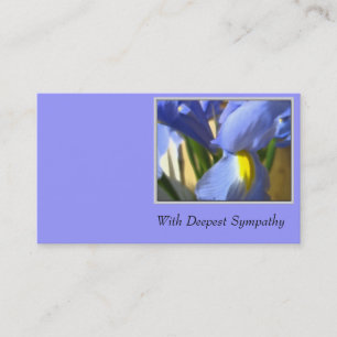 With Deepest Sympathy Business Card