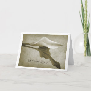 with deepest sympathy card
