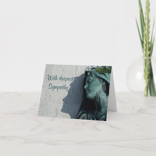 With Deepest Sympathy Card (Front)
