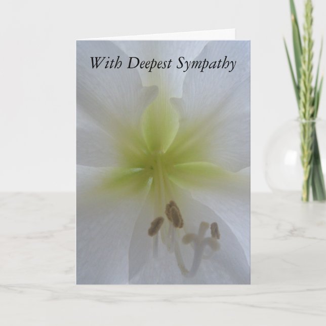 With Deepest Sympathy cards (Front)
