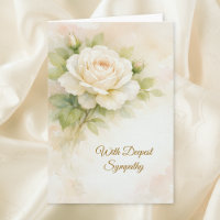 With Deepest Sympathy Faith Condolence
