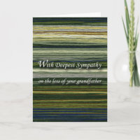 With Deepest Sympathy, Loss of Grandpa, Threads