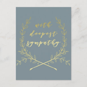 With deepest sympathy Postcard
