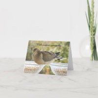 With Deepest Sympathy - Sympathy Card
