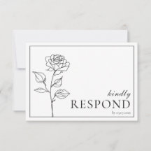 With dietary options RSVP Timeless Bloom