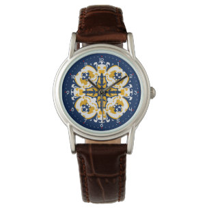 With digits beautiful Azulejo Radiance Watch