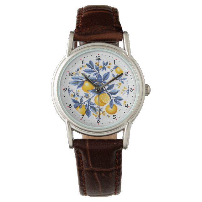 With digits beautiful Citrus Splash Watch (Front)