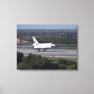 With drag chute unfurled 2 canvas print