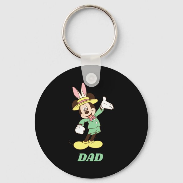 With Easter Bunny Ears  Key Ring (Front)