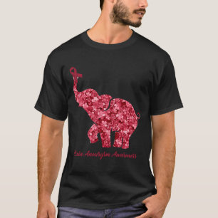With Flower Brain Aneurysm Awareness Ribbon  T-Shirt