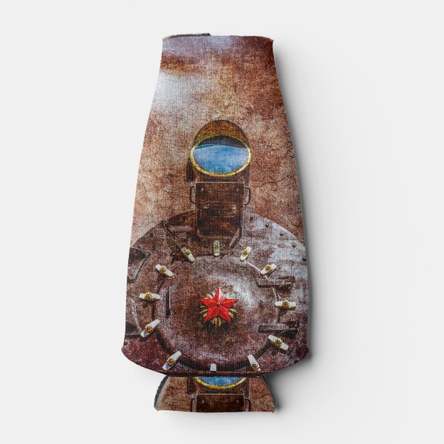 With Full Steam On Bottle Cooler (Front)