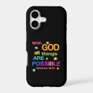 With God all things are Possible Bible Verse