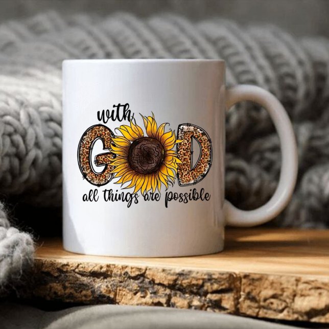 With God all Things are Possible  Coffee Mug (Creator Uploaded)