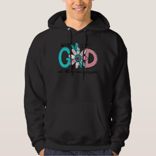 With God All Things Are Possible Flower Christian Hoodie