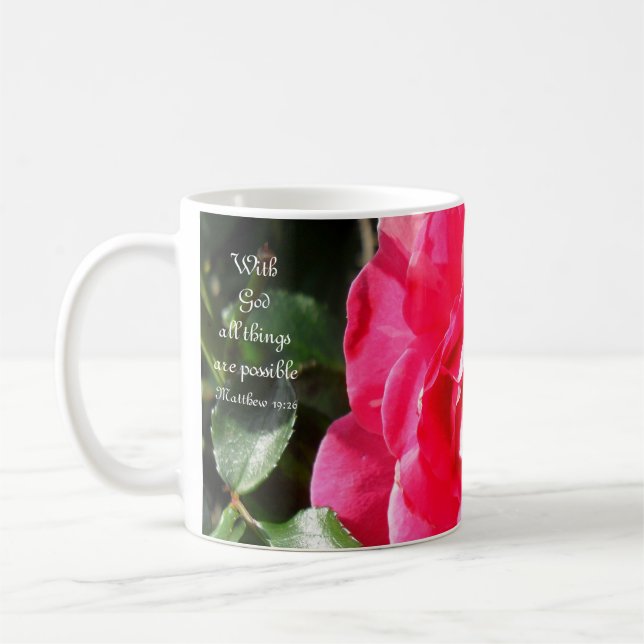 With God all things are possible...Mug Coffee Mug (Left)