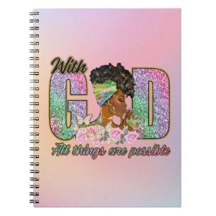 With God All Things Are Possible Notebook