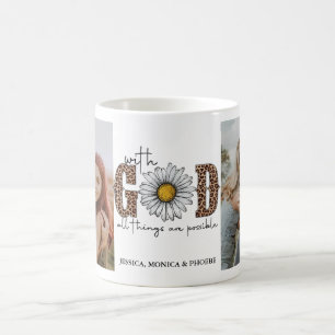 "With God All Things Are Possible" Photo Mug