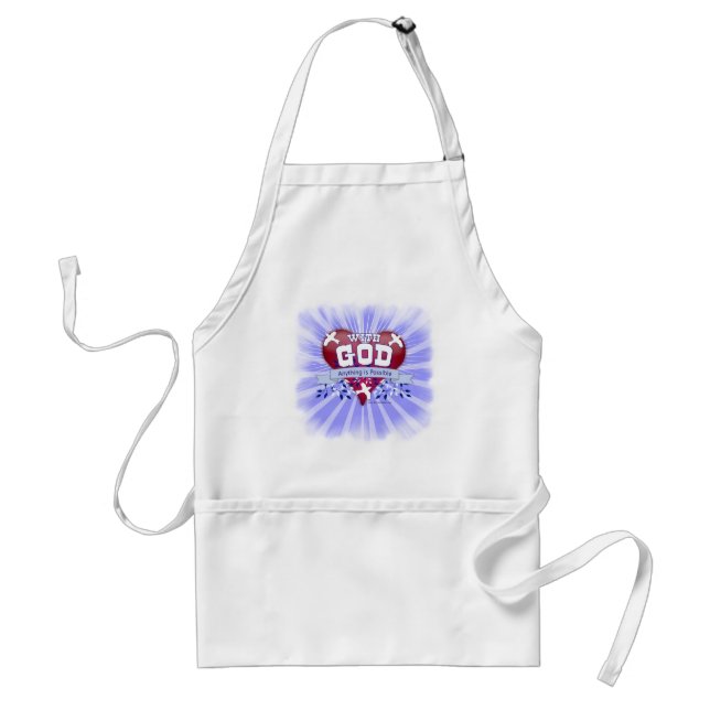 With God Anything is Possible Standard Apron (Front)
