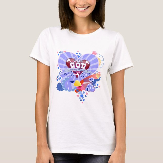 With God Hearts T-Shirt (Front)