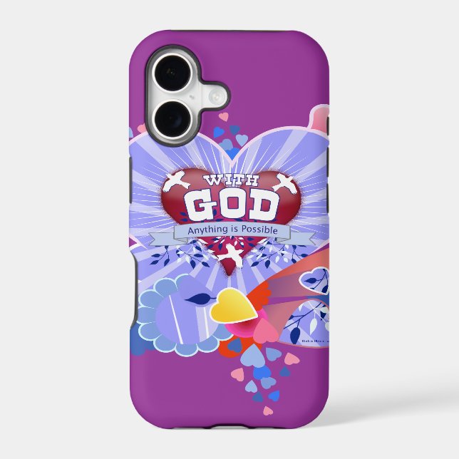 With God iPhone Case (Back)