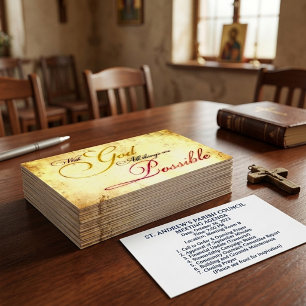 With God vintage sharing Card