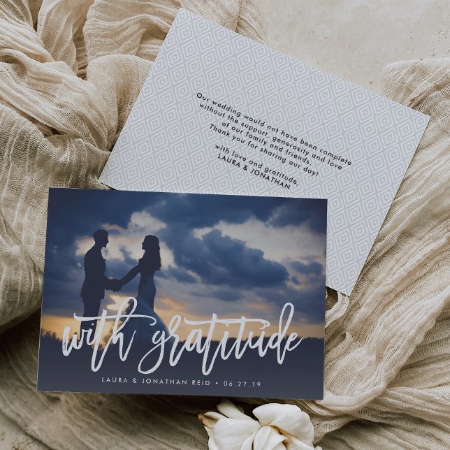 With Gratitude | Photo Thank You w/ Back Message (Creator Uploaded)