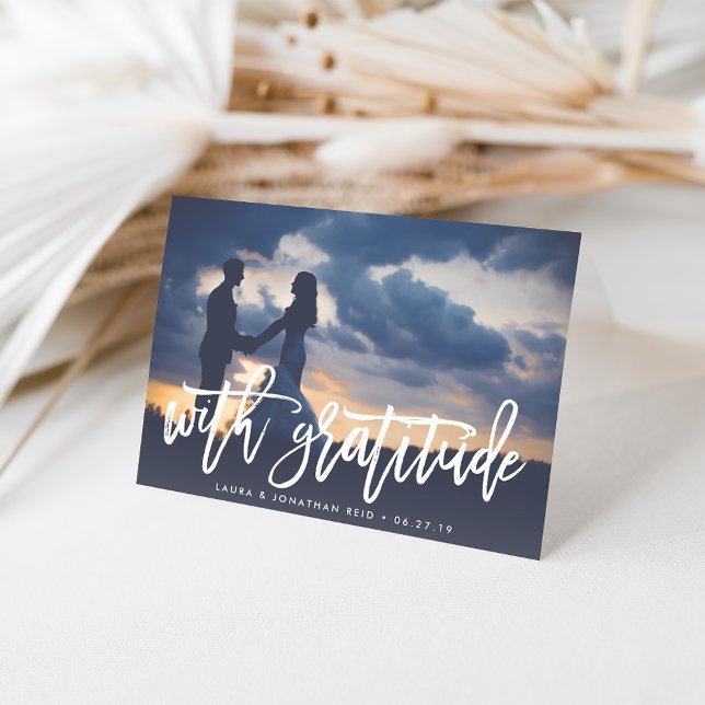 With Gratitude | Wedding Photo Thank You (Creator Uploaded)