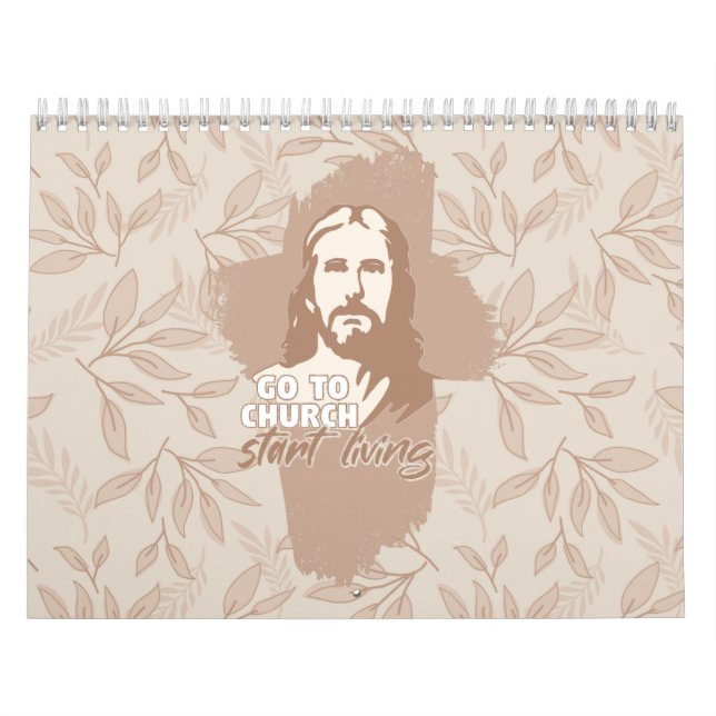 With great Bible Verse for each month. Christian  Calendar (Cover)
