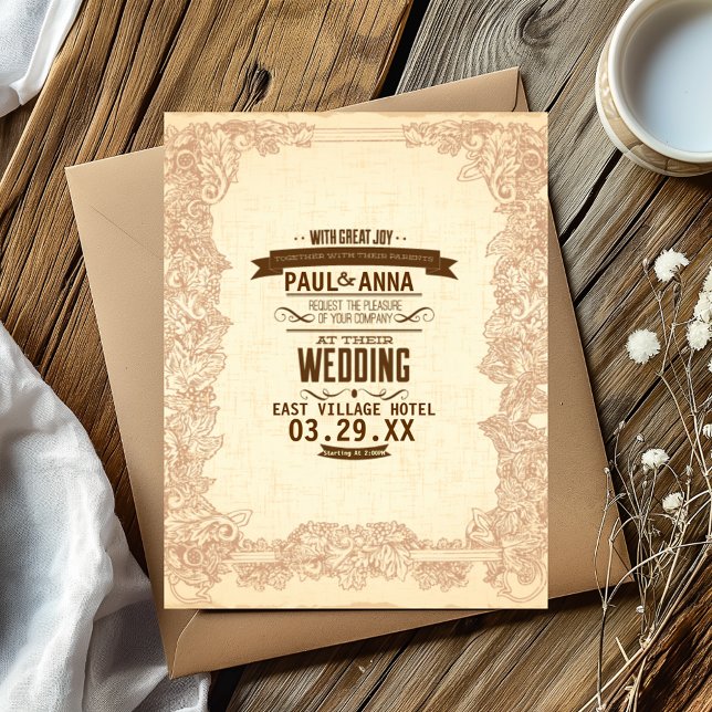 With Great Joy Wedding Invitations (Creator Uploaded)