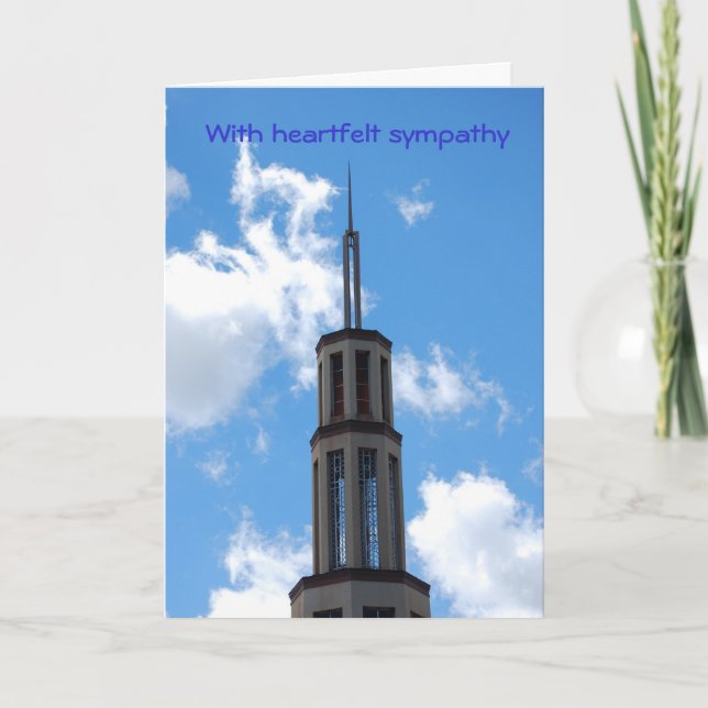 With heartfelt smypathy card (Front)