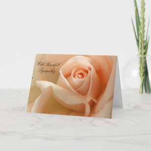 With Heartfelt Sympathy Greeting Card