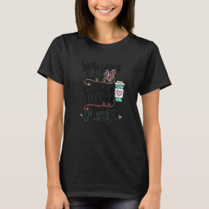 With Jesus In Her Heart And Coffee In Her Hand T-Shirt