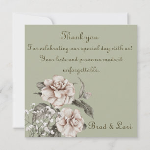 With Joyful Hearts Thank You Card