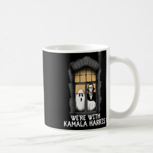 With Kamala Harris Funny Halloween Election Scary Coffee Mug