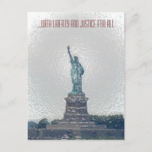 ...with Liberty and Justice for All Postcard