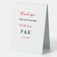 With love add couple name letter thank you add dat