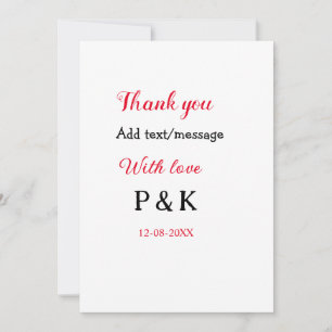 With love add couple name letter thank you add dat invitation