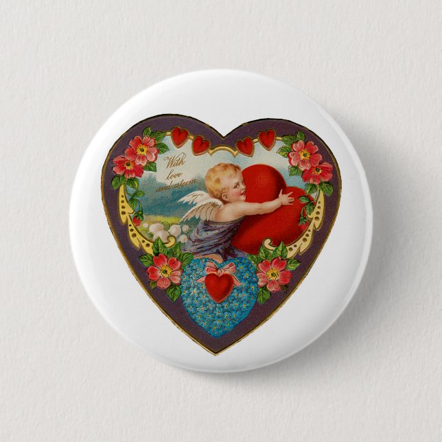 With Love and Esteem 6 Cm Round Badge (Front)