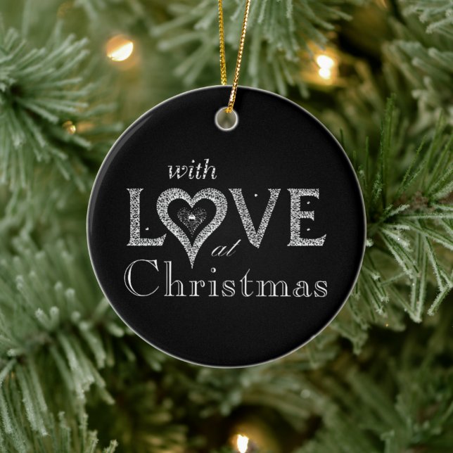 **WITH LOVE**  CHRISTMAS ORNAMENT (Tree)
