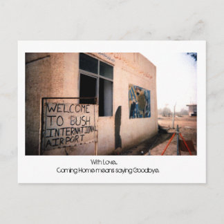 With Love...      Coming Home means... Postcard