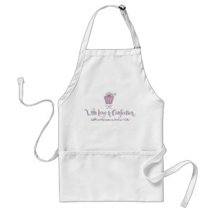 With Love & Confection Logo Apron