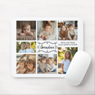 With Love Custom 7 Photo Collage Mouse Pad