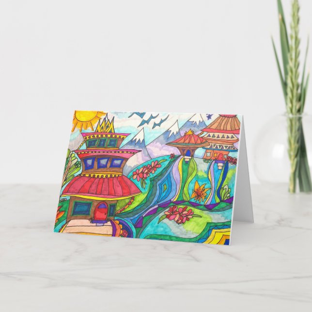 With Love From Nepal Card (Front)