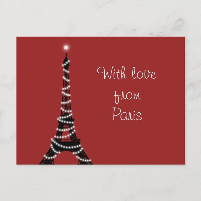With Love from Paris Postcard (Front)