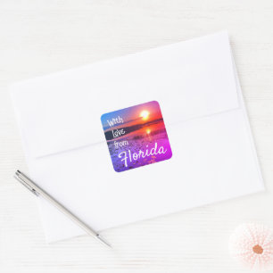 "With Love From" Sticker