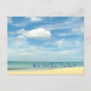 With love from Thailand Postcard